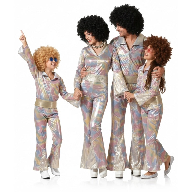 Grupo de Disco multicolorido