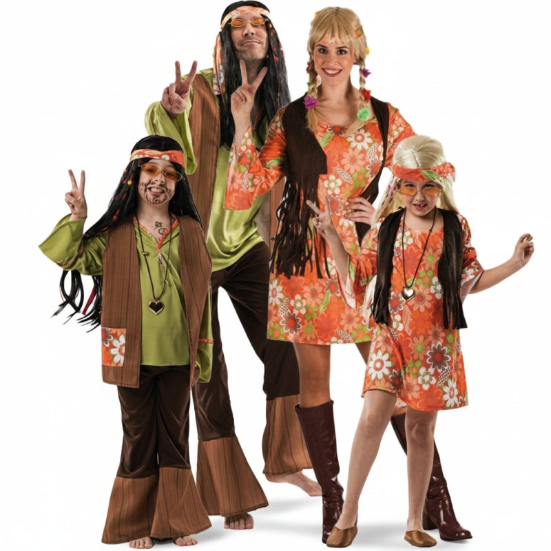 Grupo de Hippies Marrom