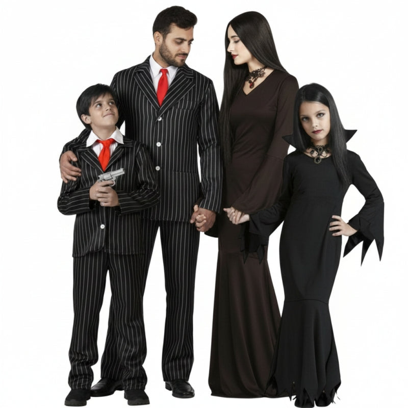 Grupo de Sr. Gómez e Morticia Addams