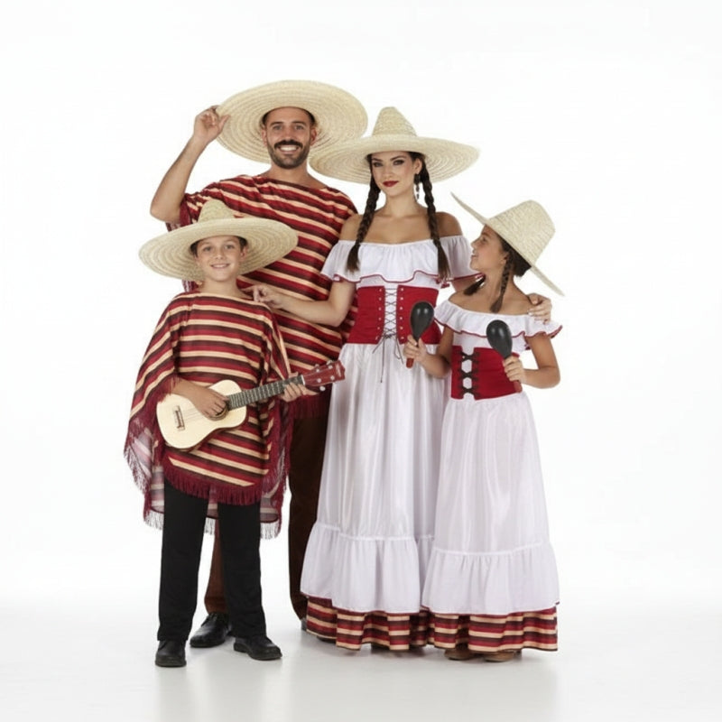 Grupo de Mexicanos às riscas