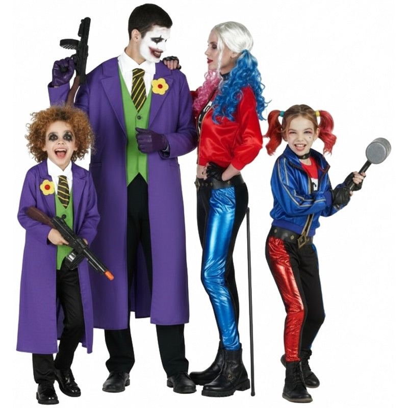 Grupo de Joker e Harley Quinn do Esquadrão Suicida