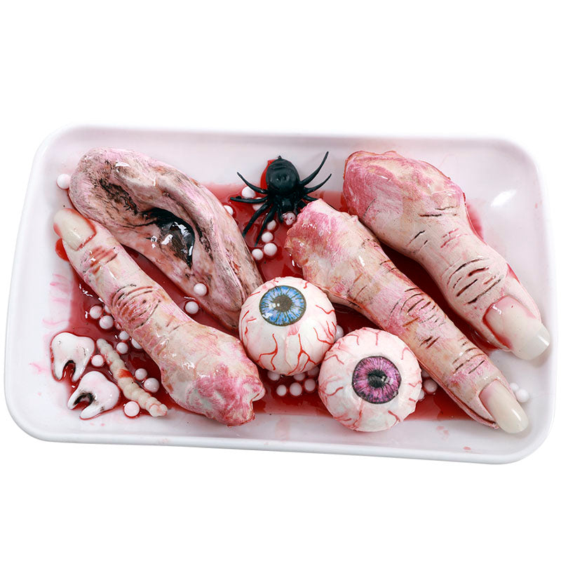 Bandeja amputaciones con insectos