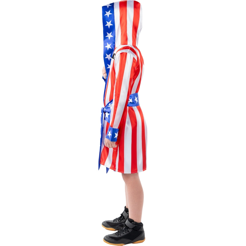 Disfraz de Bata de Rocky Balboa para niño Perfil