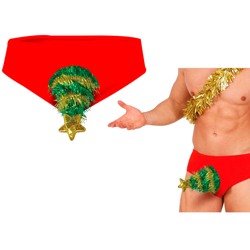 Calzoncillo árbol Navidad