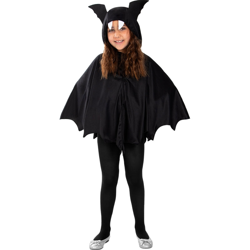 Disfraz de Capa Negra Murciélago infantil Detalle