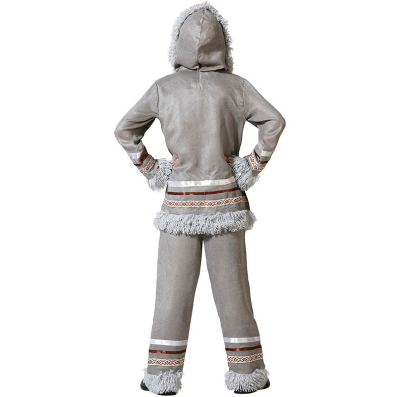 Disfraz de Esquimal Alaska para niño Espalda