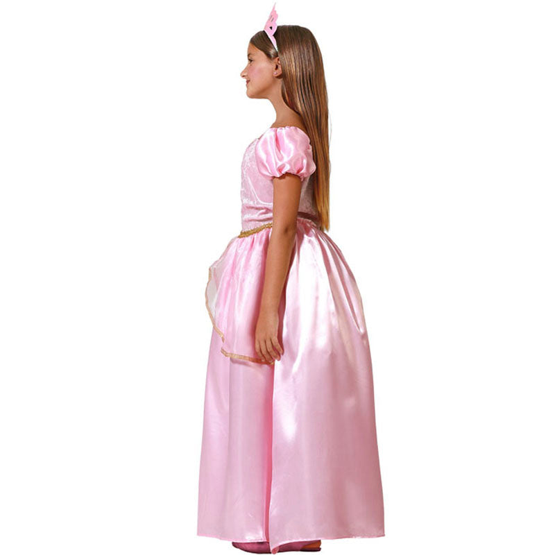 Disfraz para niña de Princesa rosa fantasía Perfil