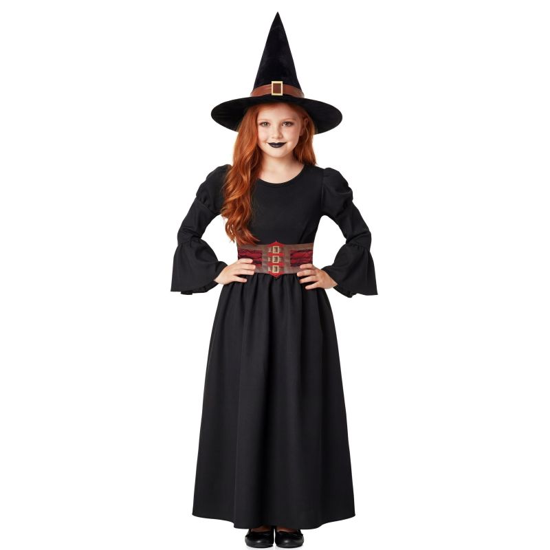 Disfraz de Bruja Hechicera negra para niña