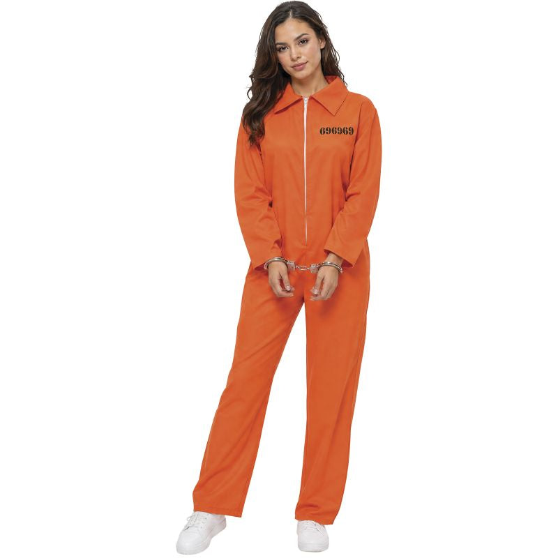 Fato de Presidiária laranja para mulher