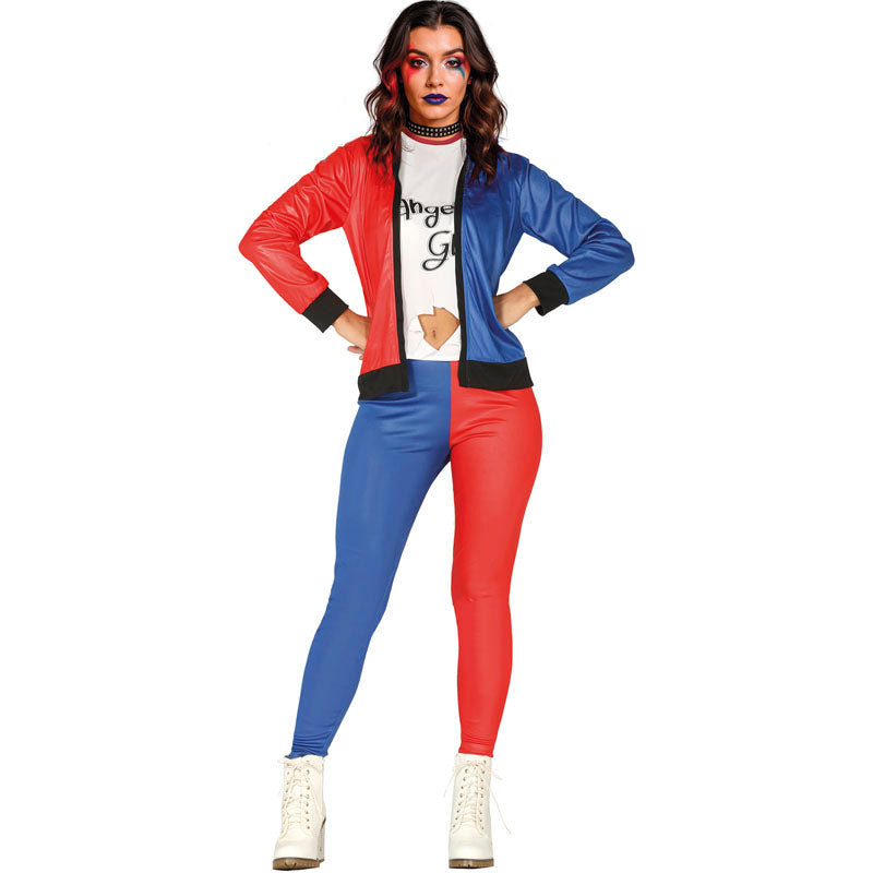 Disfraz de Arlequín Supervillana para mujer