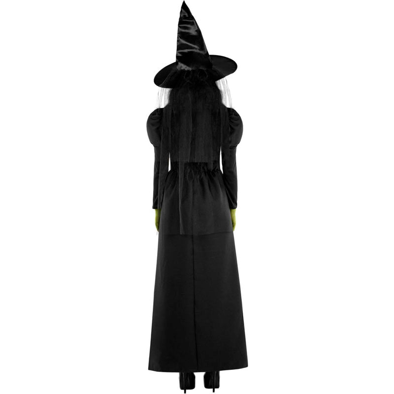 Disfraz de Bruja Negra Mago Oz para mujer Espalda
