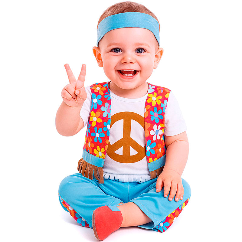 Disfraz de Hippie Bebé