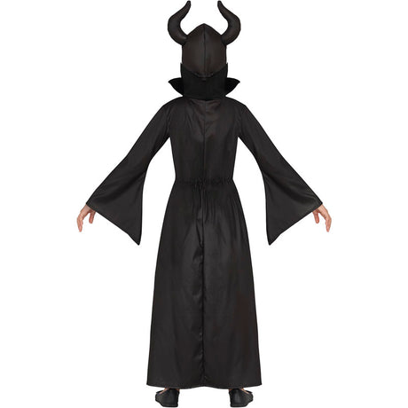 Disfraz de Maléfica malvada para niña Espalda