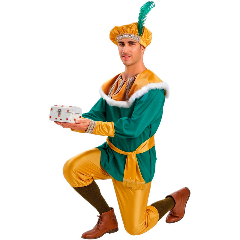 Disfraz de Paje Real Rey Melchor para hombre