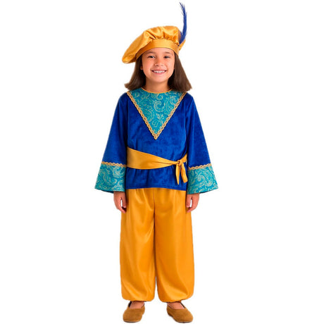 Disfraz de Paje Rey Melchor para niño