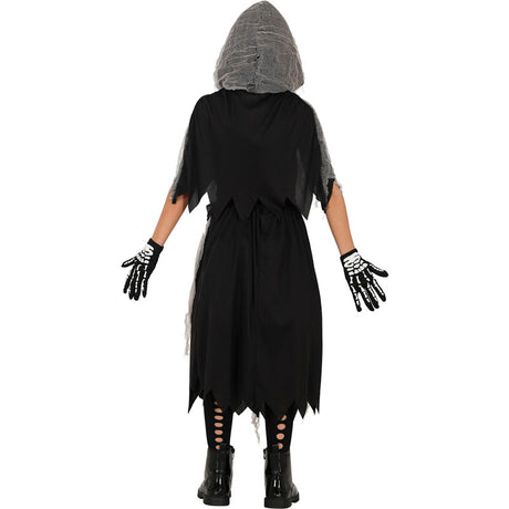 Disfraz de Skeleton Reaper para niña Espalda