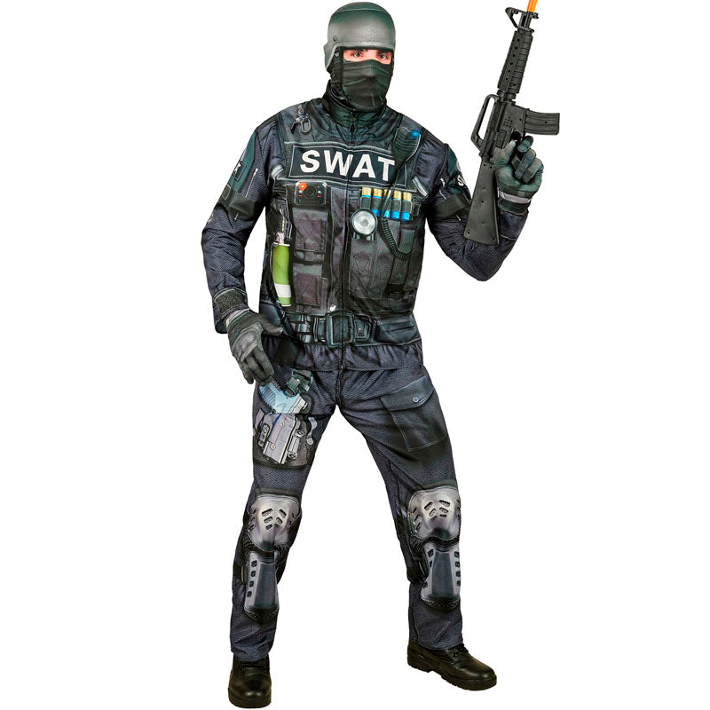 Disfraz de Soldado especial SWAT para hombre
