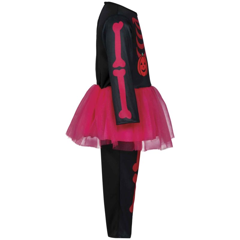 Disfraz de Esqueleto con tutú rosa para bebé Perfil