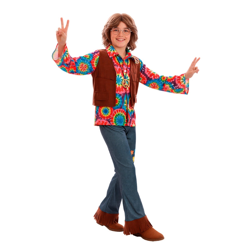 Disfraz de Hippie Chill para niño Bis