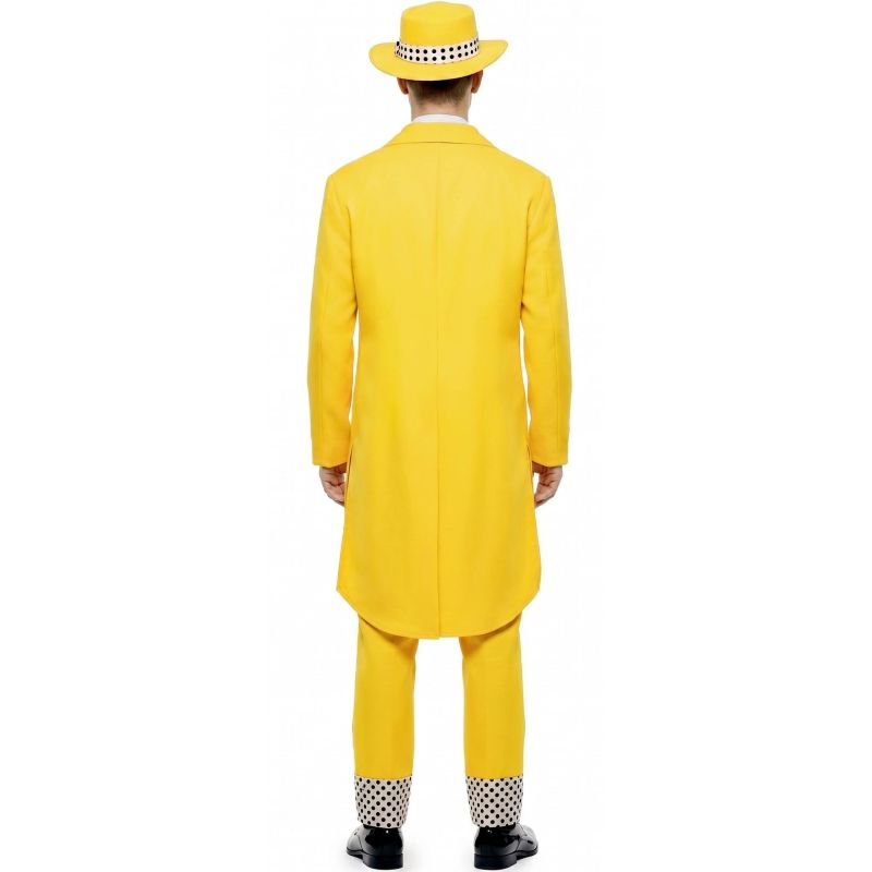 Disfraz de La Máscara - Jim Carrey amarillo para hombre Espalda