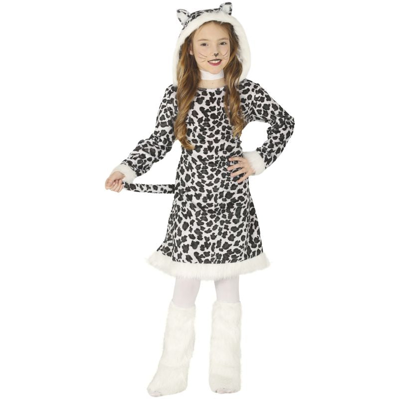 Disfraz de Leopardo de las Nieves para niña
