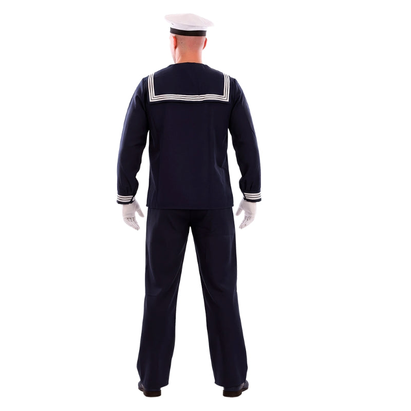 Disfraz de Marinero Tradicional para hombre Espalda