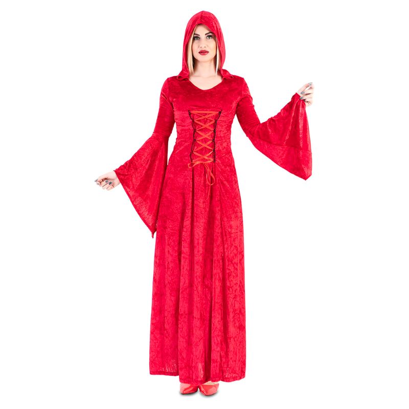 Disfraz de Reina Roja Medieval para mujer Bis