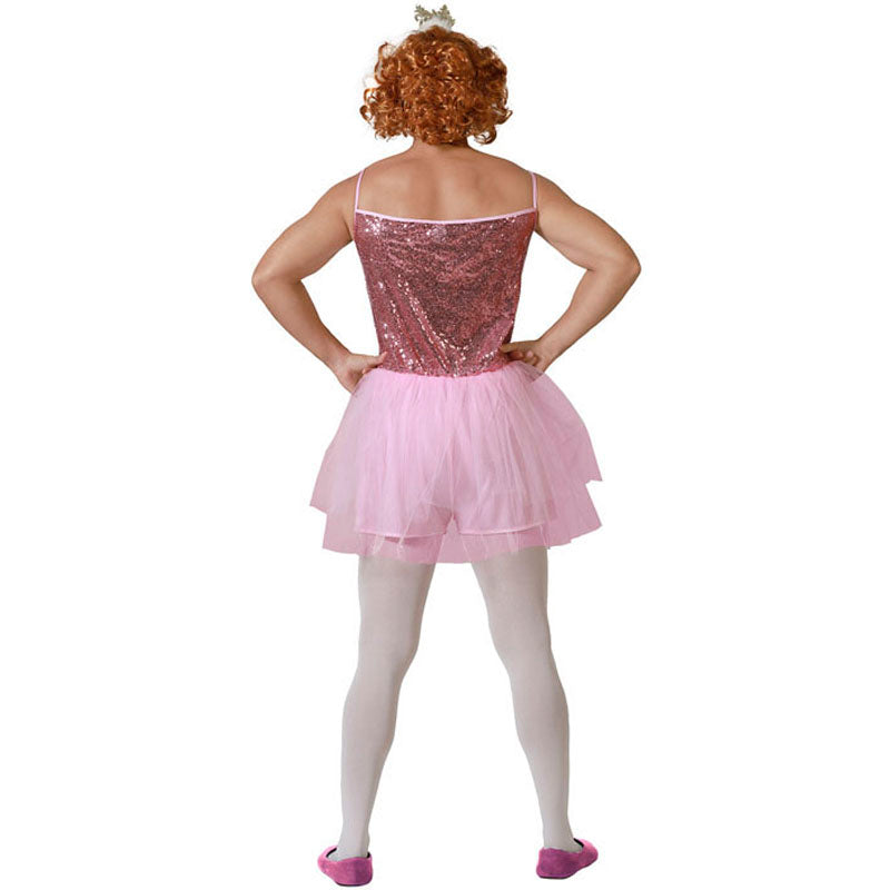 Disfraz para hombre de Bailarina de ballet cómica Espalda