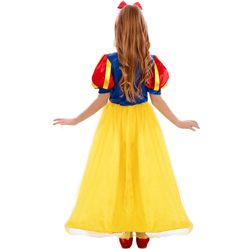 Disfraz de Blancanieves en el bosque para niña Espalda