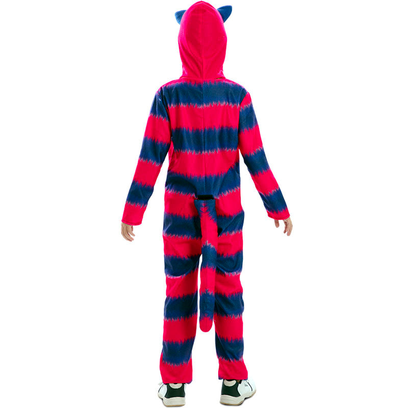 Disfraz de Gato del cuento de Alicia infantil Espalda