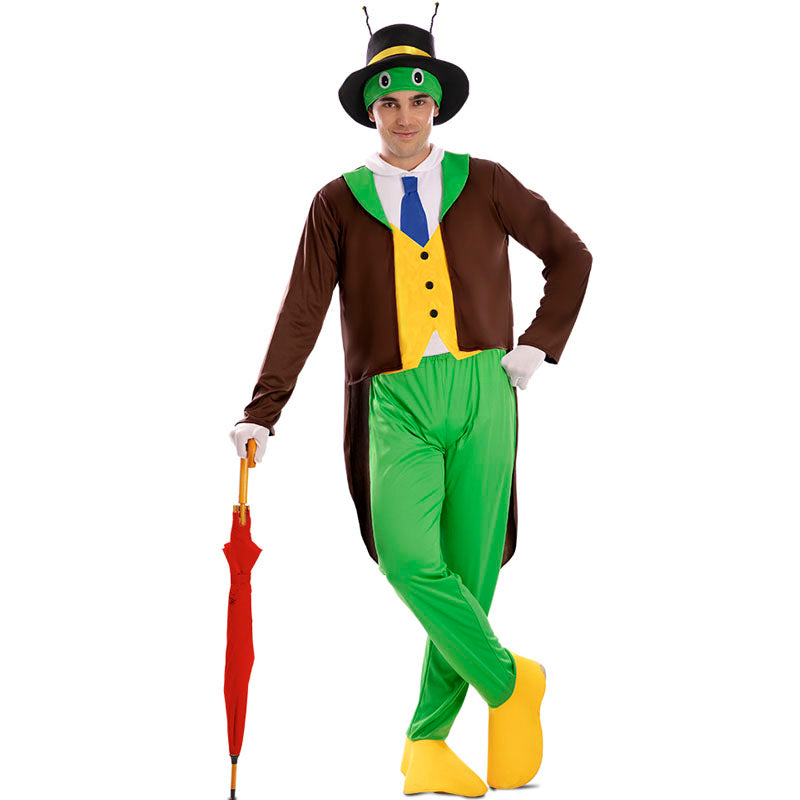 Disfraz de Grillo del cuento de Pinocho para hombre