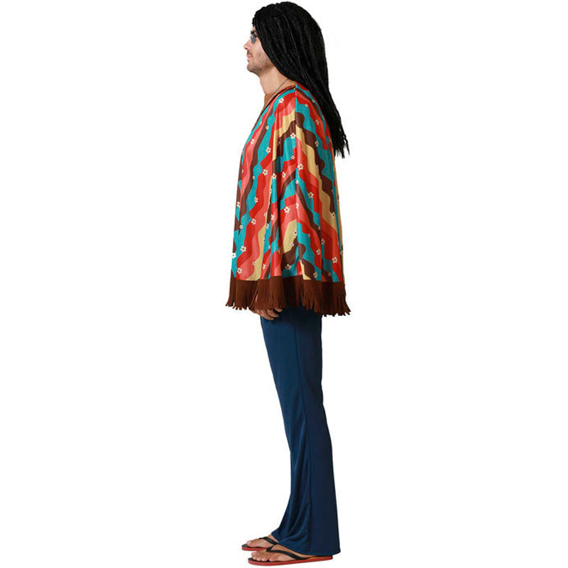 Disfraz para hombre de Hippie multicolor Perfil