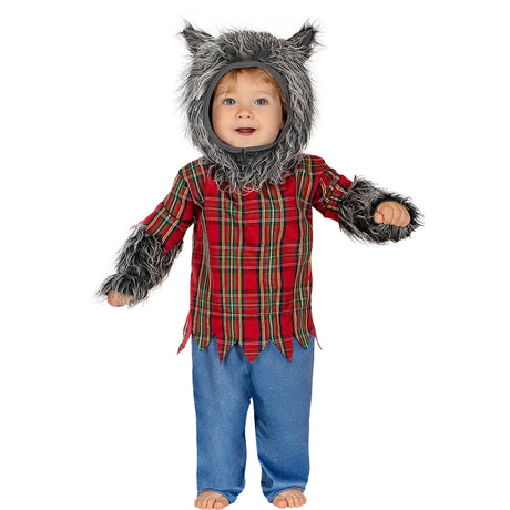 Disfraz de Hombre Lobo feroz para bebé Bis