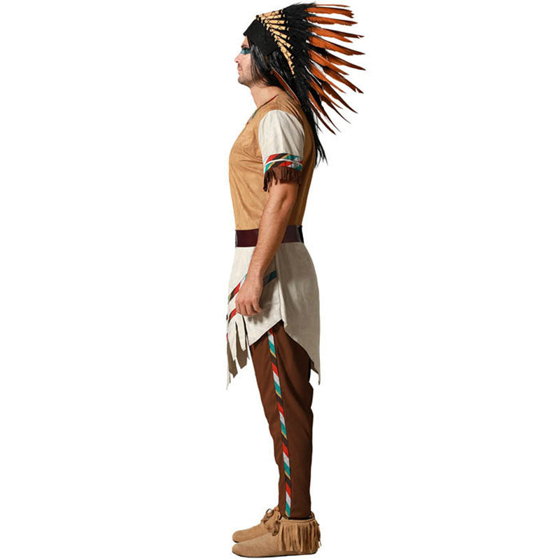 Disfraz para hombre de Indio Perfil