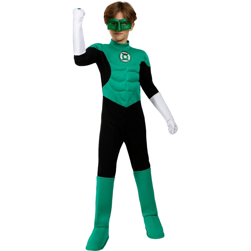 Disfraz de Linterna Verde para niño Bis