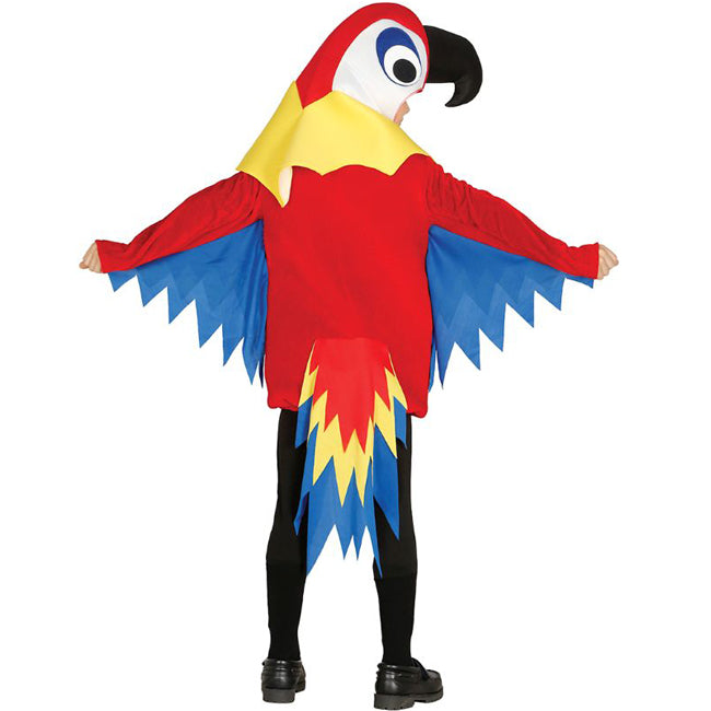 Fato de Papagaio tropical para menino