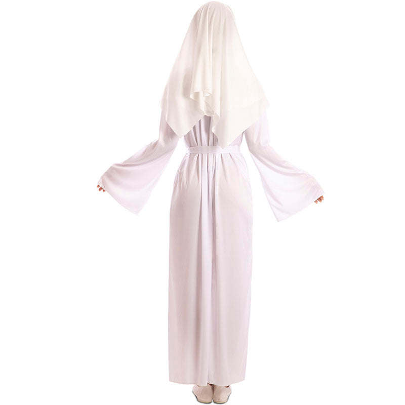 Disfraz de Monja novicia para mujer Espalda