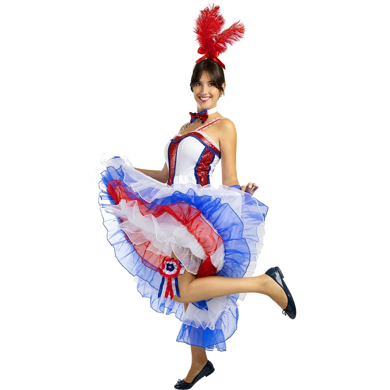 Disfraz de Cabaret Moulin Rouge para mujer Perfil Bis