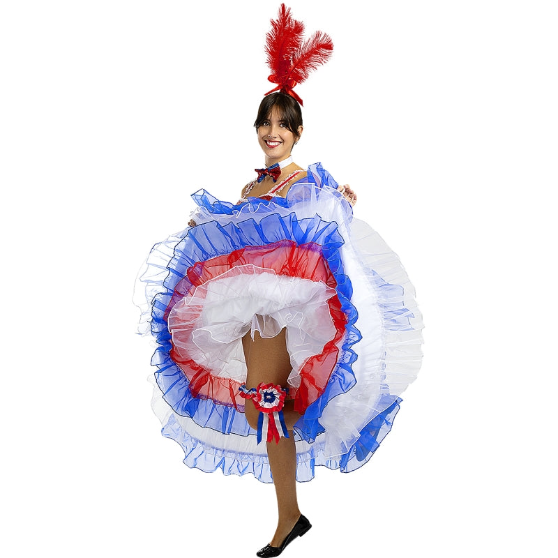 Disfraz de Cabaret Moulin Rouge para mujer Detalle Bis