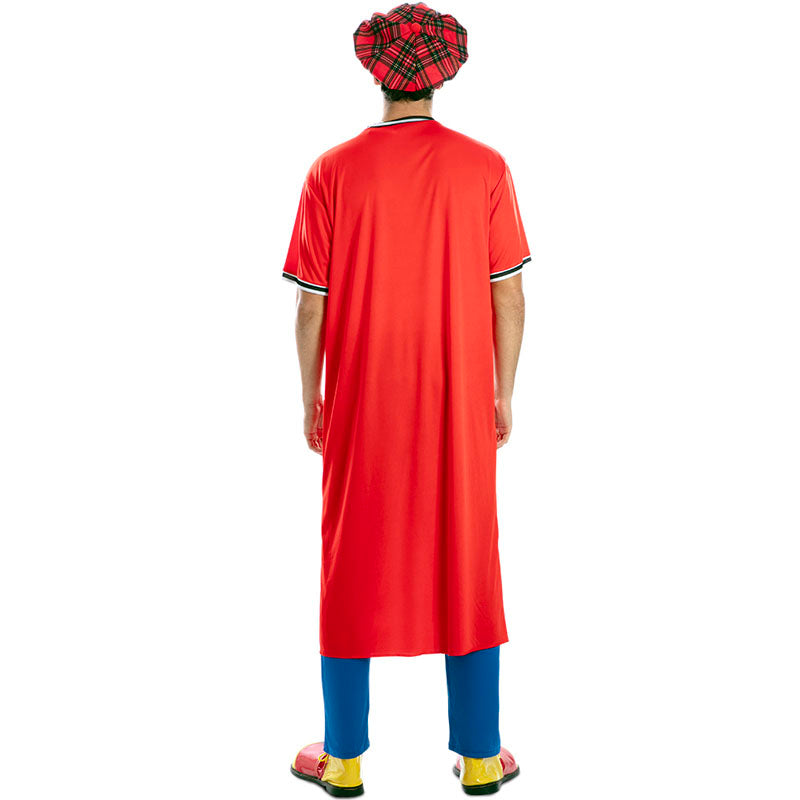 Disfraz de Payaso televisivo adulto unisex Espalda