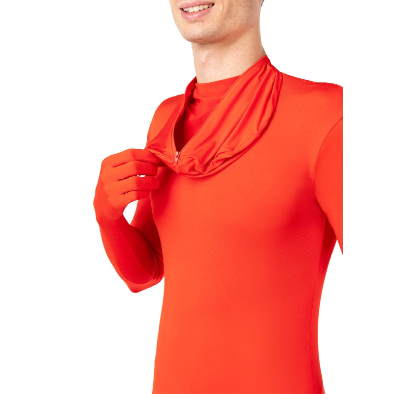 Disfraz de Morphsuit Segunda Piel Rojo adulto unisex Abierto