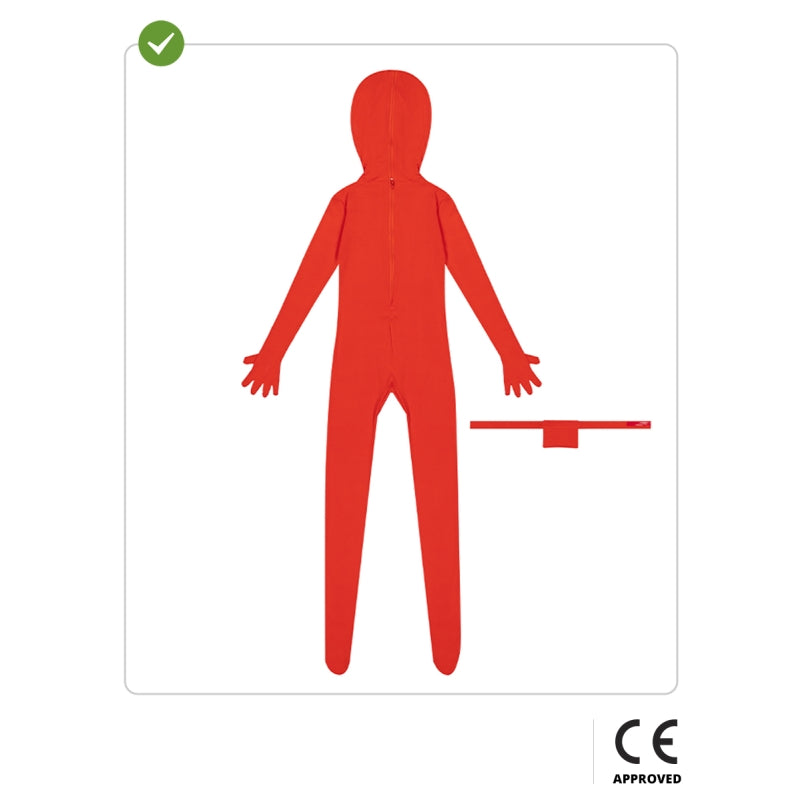Disfraz de Segunda Piel Rojo infantil Contenido