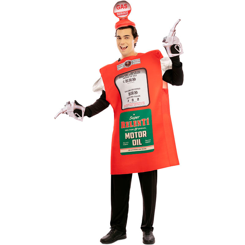 Disfraz de Surtidor de gasolina adulto unisex