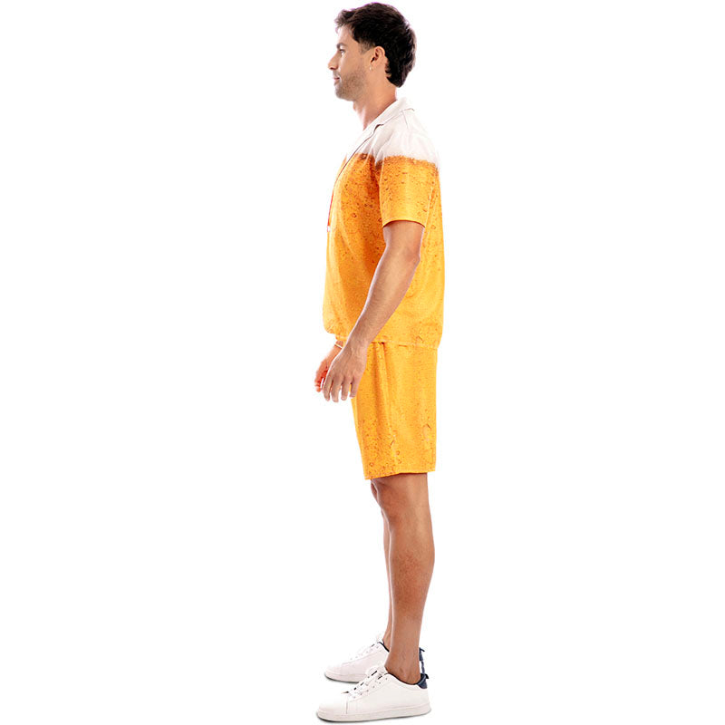 Disfraz de Traje divertido de cerveza adulto unisex Perfil