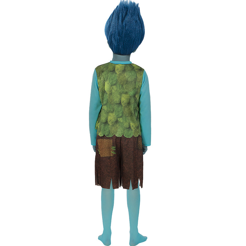 Disfraz de Branch de los Trolls para niño Espalda