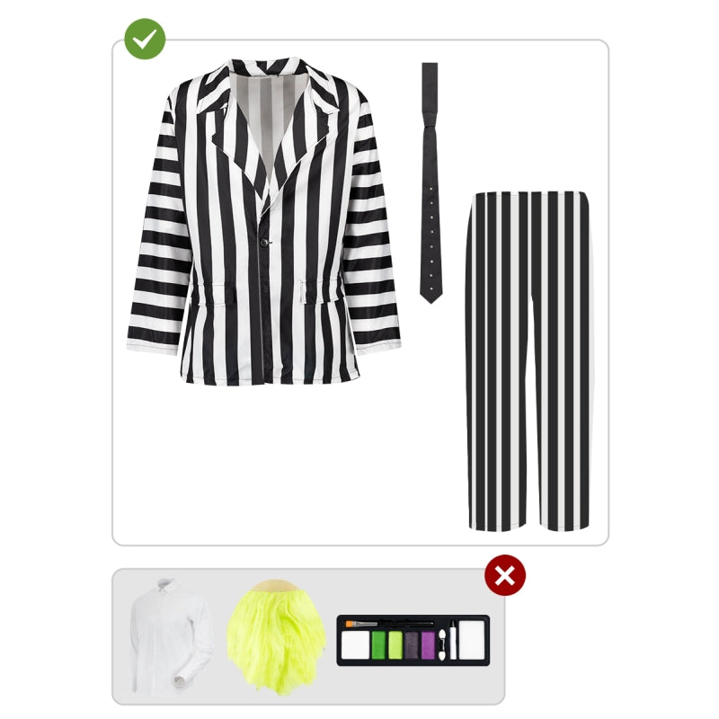 Disfraz de Beetlejuice Original para hombre Contenido