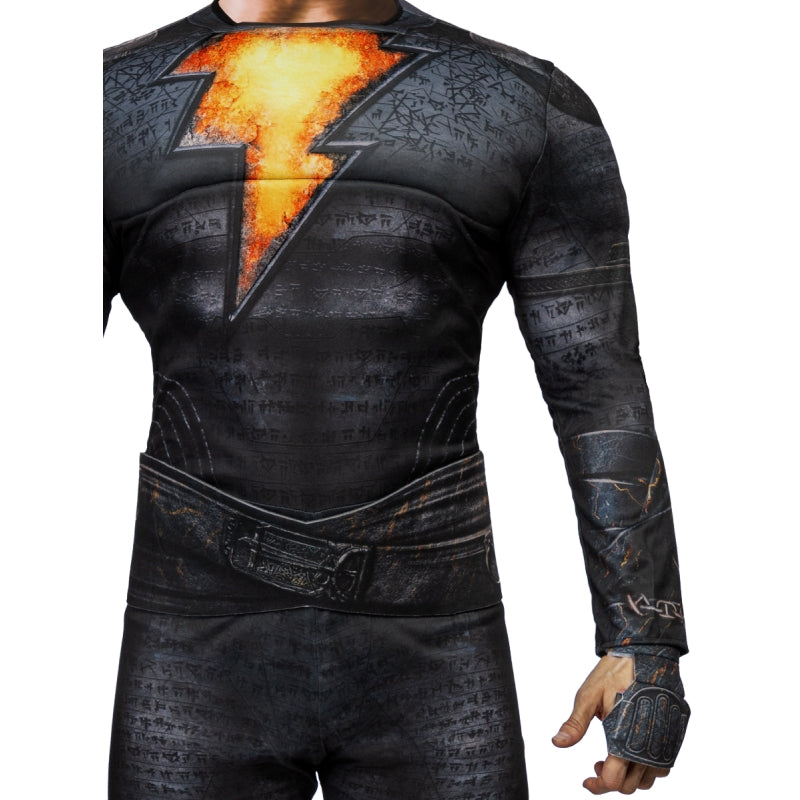 Disfraz de Black Adam de Dc Comics para hombre Detalle