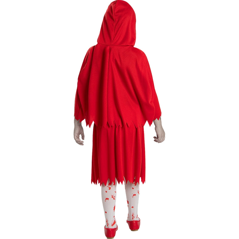 Disfraz de Caperucita Roja Poseída para niña Espalda