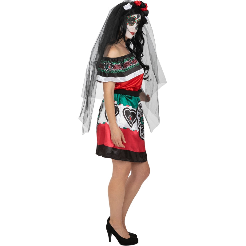 Disfraz de Día de los Muertos para mujer Perfil