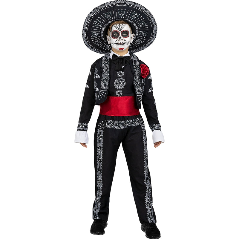 Disfraz de Catrín Día de los Muertos para niño Bis